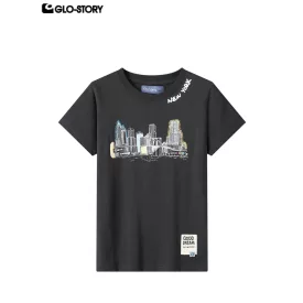 Boy's knitted short-sleeve T-shirt