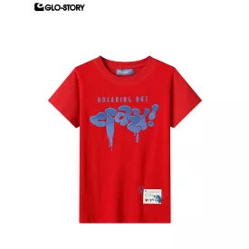 Boy's knitted short-sleeve T-shirt