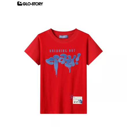 Boy's knitted short-sleeve T-shirt