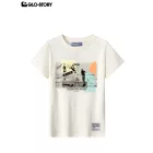 Boy's knitted short-sleeve T-shirt