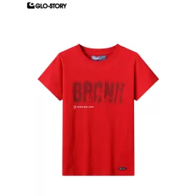 Boy's knitted short-sleeve T-shirt