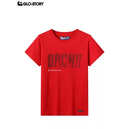 Boy's knitted short-sleeve T-shirt