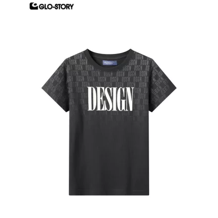 Boy's knitted short-sleeve T-shirt