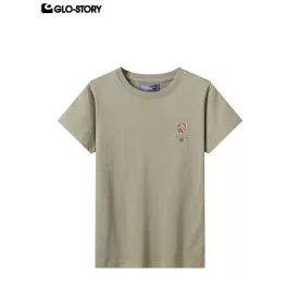 Boy's knitted short-sleeve T-shirt