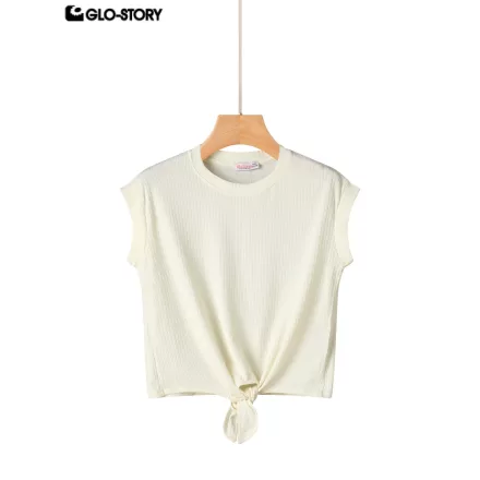 Girls knitted T-shirt