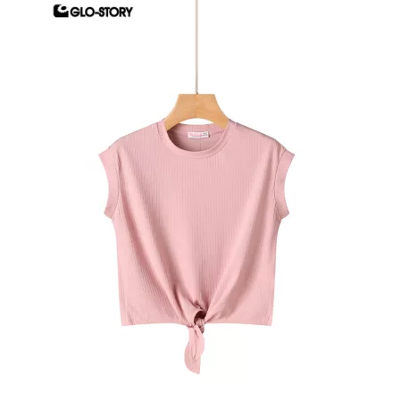 Girls knitted T-shirt