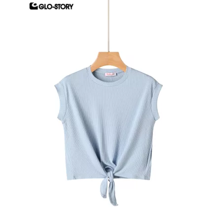 Girls knitted T-shirt