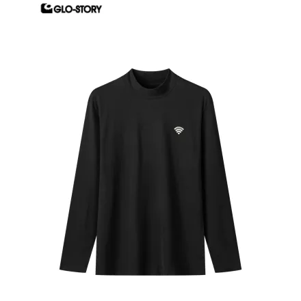 Men’s Knitted Long-Sleeve T-Shirt