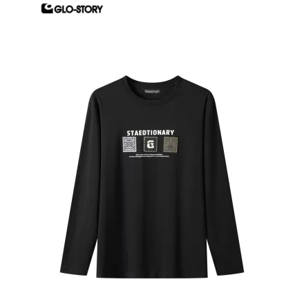 Men’s Knitted Long-Sleeve T-Shirt
