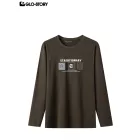 Men’s Knitted Long-Sleeve T-Shirt