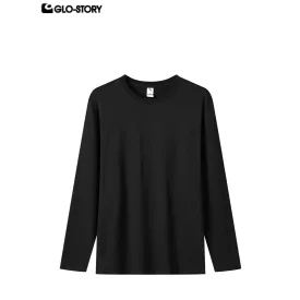 men's knitted long-sleeve t-shirt