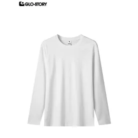 men's knitted long-sleeve t-shirt