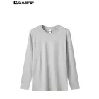 men's knitted long-sleeve t-shirt
