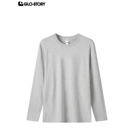 men's knitted long-sleeve t-shirt