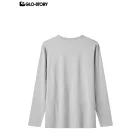 men's knitted long-sleeve t-shirt