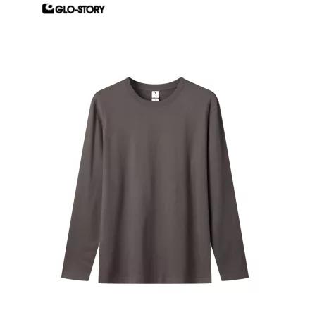 men's knitted long-sleeve t-shirt