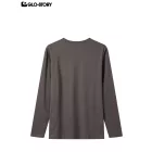men's knitted long-sleeve t-shirt