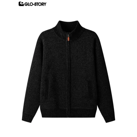 Men’s Zipper Long-Sleeve Sweater