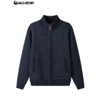 Men’s Zipper Long-Sleeve Sweater
