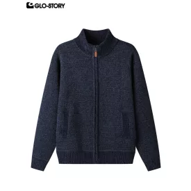 Men’s Zipper Long-Sleeve Sweater