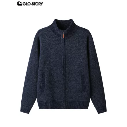 Men’s Zipper Long-Sleeve Sweater