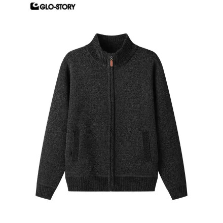 Men’s Zipper Long-Sleeve Sweater