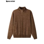 Men’s Zipper Long-Sleeve Sweater