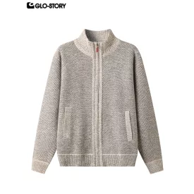 Men’s Zipper Long-Sleeve Sweater