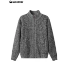 Men’s Zipper Long-Sleeve Sweater