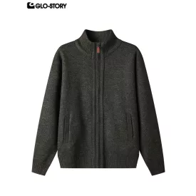 Men’s Zipper Long-Sleeve Sweater