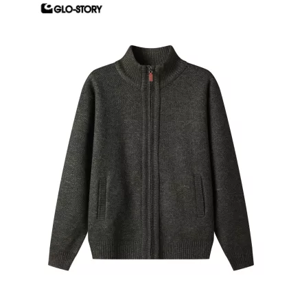 Men’s Zipper Long-Sleeve Sweater