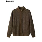 Men’s Zipper Long-Sleeve Sweater