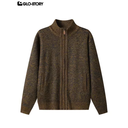 Men’s Zipper Long-Sleeve Sweater