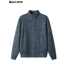 Men’s Zipper Long-Sleeve Sweater