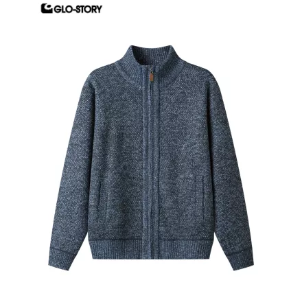 Men’s Zipper Long-Sleeve Sweater
