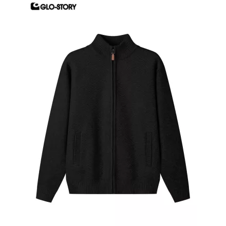 Men’s Zipper Long-Sleeve Sweater
