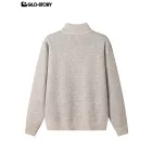 Men’s Zipper Long-Sleeve Sweater
