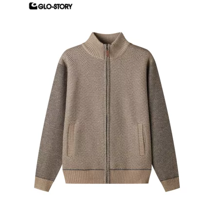 Men’s Zipper Long-Sleeve Sweater
