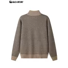 Men’s Zipper Long-Sleeve Sweater