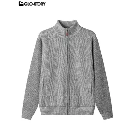 Men’s Zipper Long-Sleeve Sweater