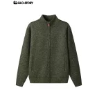 Men’s Zipper Long-Sleeve Sweater