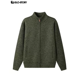 Men’s Zipper Long-Sleeve Sweater
