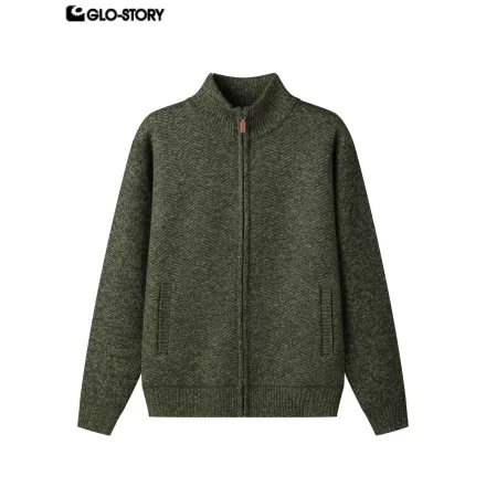 Men’s Zipper Long-Sleeve Sweater