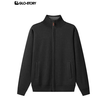 Men’s Zipper Long-Sleeve Sweater