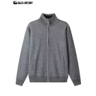 Men’s Zipper Long-Sleeve Sweater