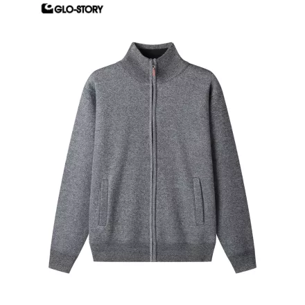 Men’s Zipper Long-Sleeve Sweater