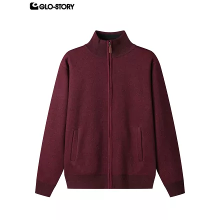 Men’s Zipper Long-Sleeve Sweater