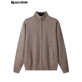 Men’s Zipper Long-Sleeve Sweater