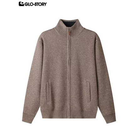 Men’s Zipper Long-Sleeve Sweater