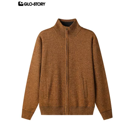 Men’s Zipper Long-Sleeve Sweater